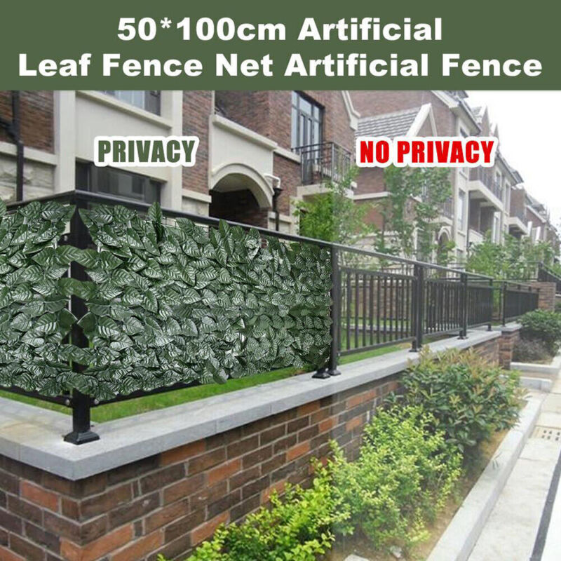 Artificial Hedge Ivy Leaf Garden Fence Roll