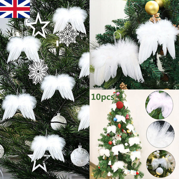 Christmas Feather Baubles