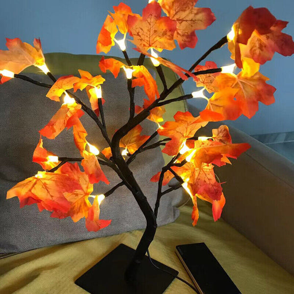 Maple Leaf Tabletop LED Light