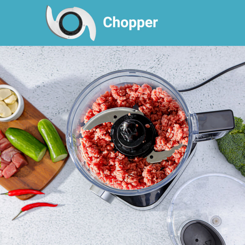 Food Processor Blender Chopper Juicer Dough Blade