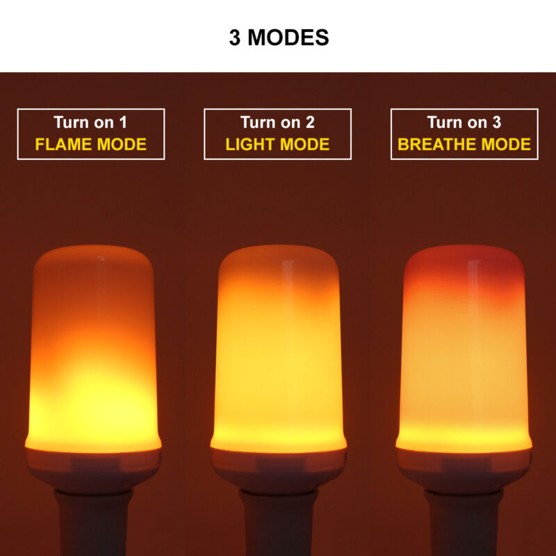 Flicker Flame Fire Effect E27 LED Simulated Light Bulb - Cints and Home