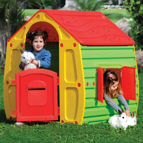 Children Play House Kids Playhouse Outdoor Plastic - Cints and Home