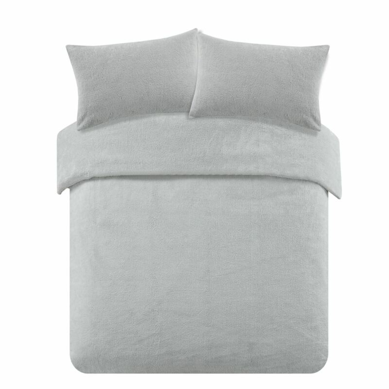 Grey Silver Duvet Cover with Pillow Case - Cints and Home