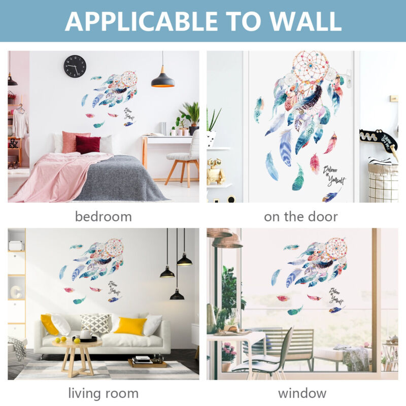 Wall Art Stickers Dream Catcher Home Bedroom Living Room - Cints and Home