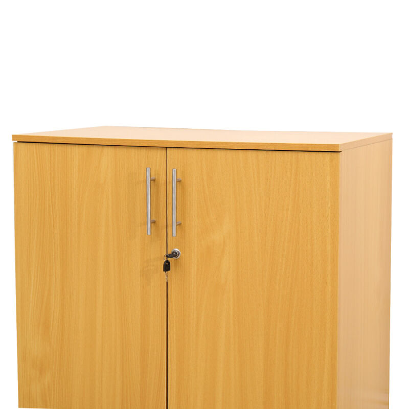 Beech Storage Cupboard Filing Cabinet Office Desk - Cints and Home