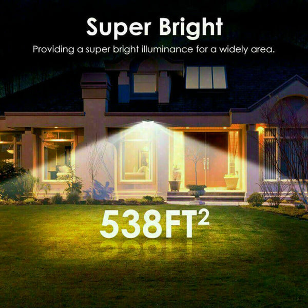 Solar Powered PIR Motion Sensor Wall Lights 468 LED - Cints and Home