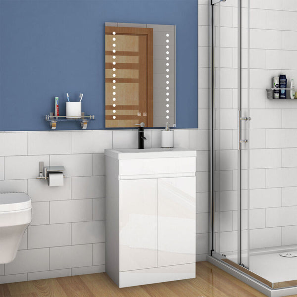 Modern 500/600mm Bathroom Vanity Unit with Basin