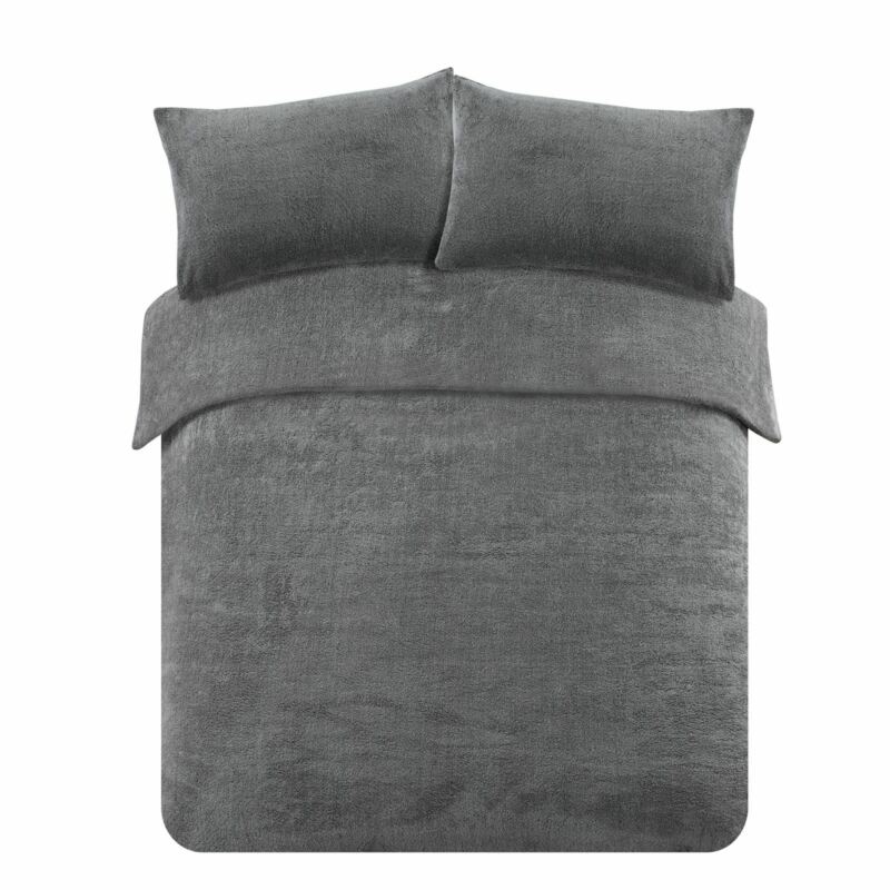 Charcoal Grey Duvet Cover with Pillow Case - Cints and Home