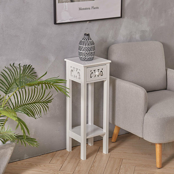 Telephone Bedside Table Cabinet Nightstand Side - Cints and Home