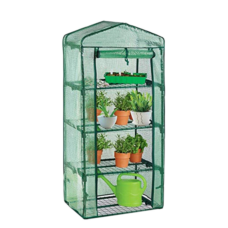 Garden Grow Bag Green House with Shelves and Greenhouse Cover