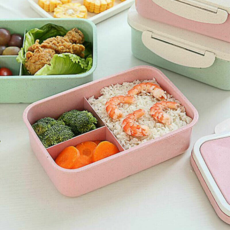 3 Compartments Lunch Box For Kids Adult