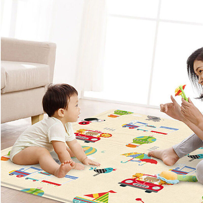 2Side Baby Kids Play Mat Soft Crawling Folding Blanket - Cints and Home