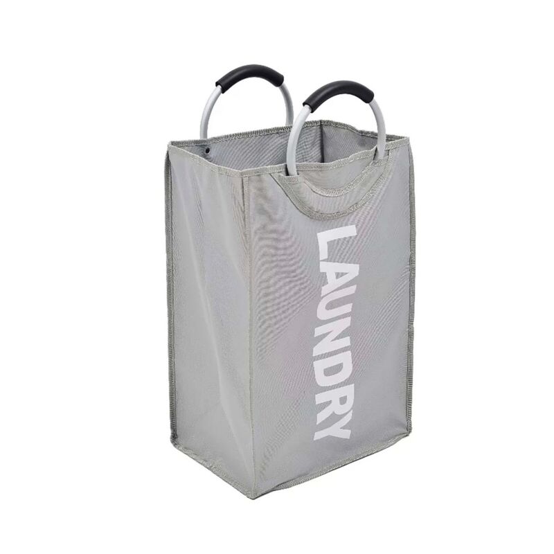 Collapsible Fabric Laundry Hamper, Foldable Clothes Bag, Washing Bin Basket