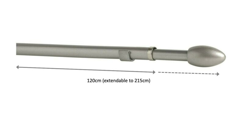 9-11mm Extendable Metal Café Rod