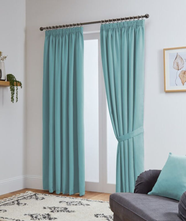 Blackout Curtains Thermal Pencil Pleat Tape Top