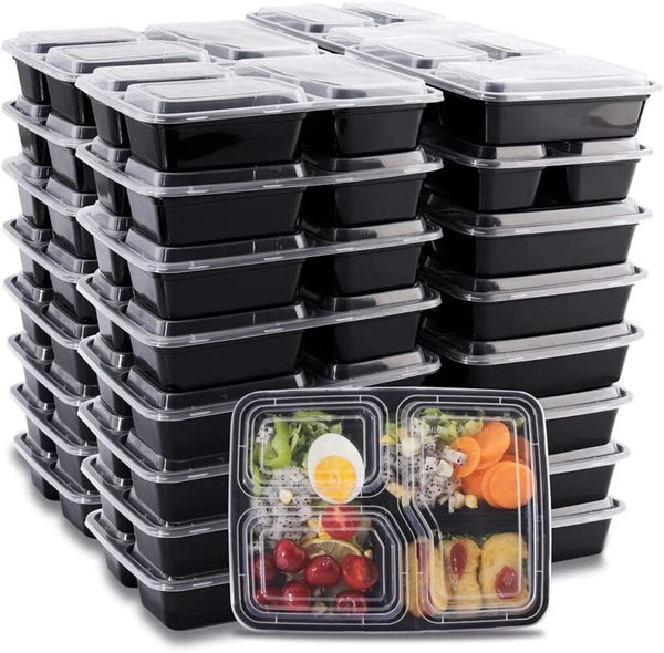 20Set Meal Prep Containers Plastic Reusable