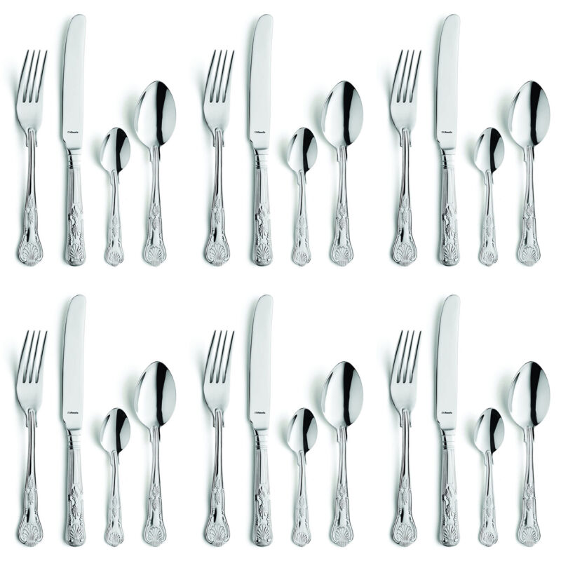 Vintage Kings 16 Piece and 24 Piece Loose Cutlery Serving Sets