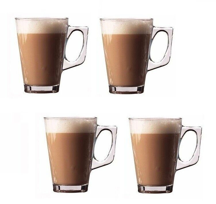 Latte Glasses 240ml for Hot Tea Cappuccino Glass