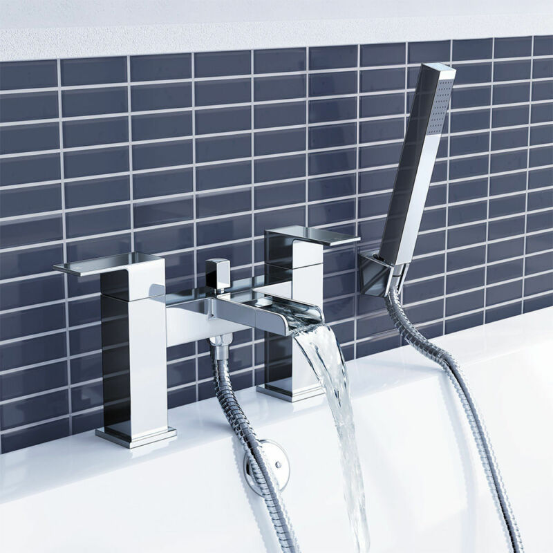Waterfall Bathroom Taps Chrome Basin