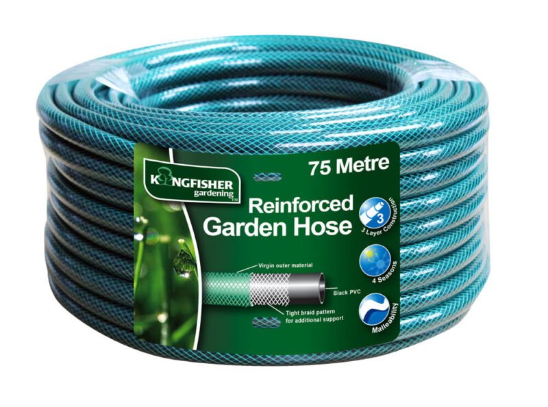 30M 50M 75M 100M Garden Hose Pipe Reinforced Braided PVC