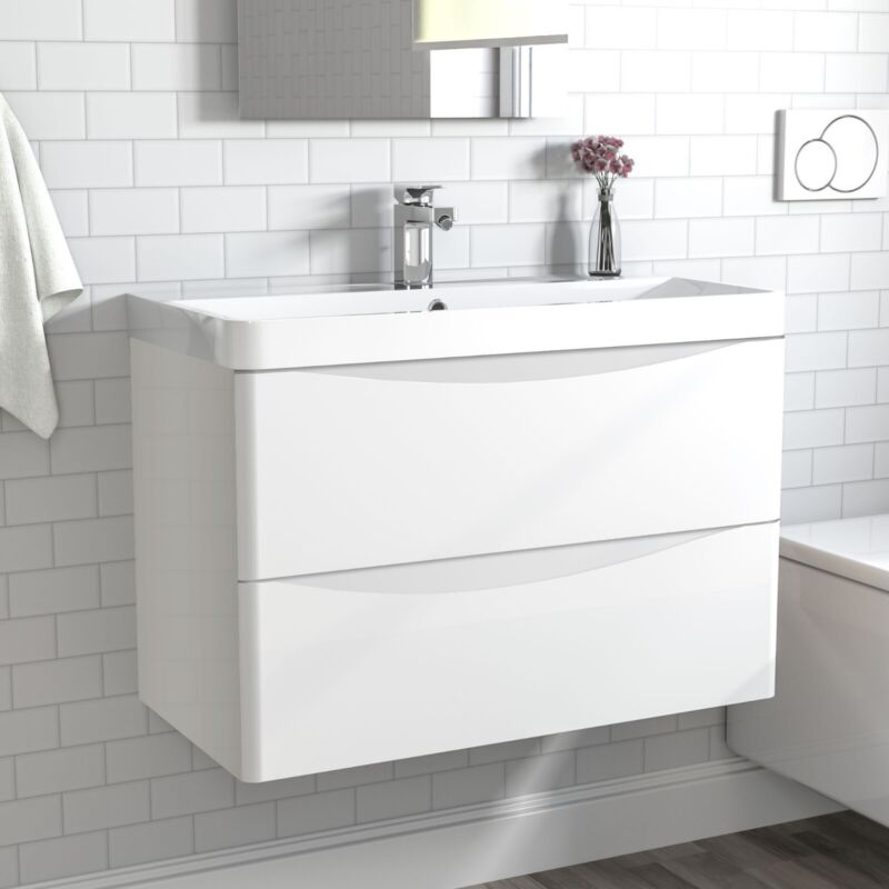 Modern Bathroom Vanity Unit with Basin Sink