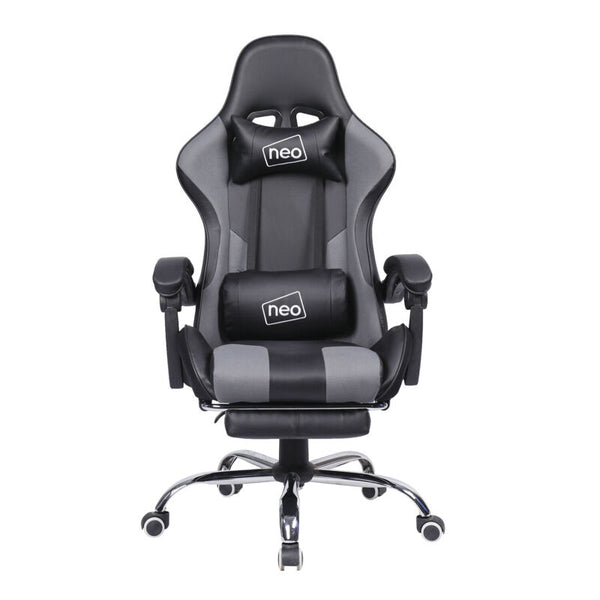 Neo Leather Gaming Racing Chair Office Executive Recliner With Leg Rest Massage - Cints and Home