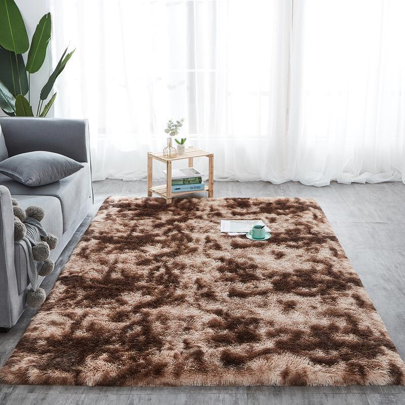 Fluffy Rugs Anti-Slip Shaggy Rug Large Soft Carpet