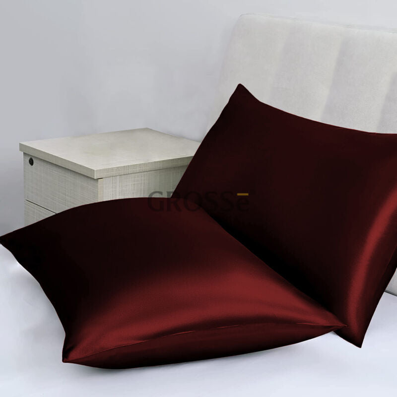 2 Pack Satin Pillowcases for Hair and Skin