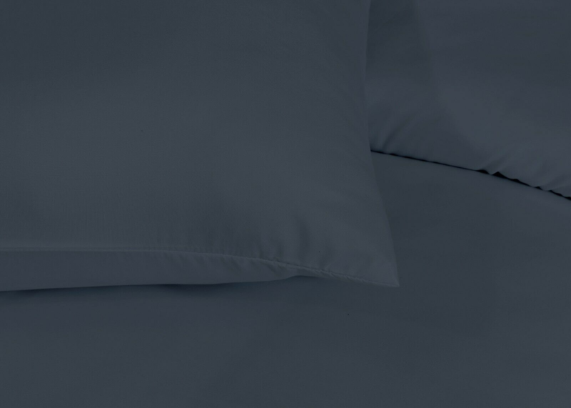 Plain Duvet Quilt Cover Pillowcases Bedding Set