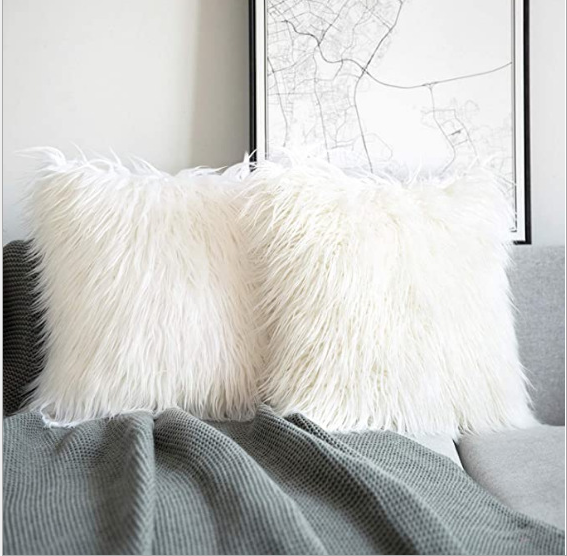 Home Decor Faux Fur Cushion Cover Pillowcase Furry