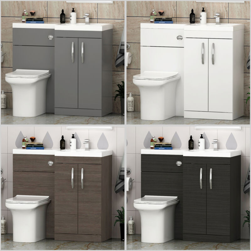 Bathroom Vanity Unit 2-Door Basin Furniture Suite