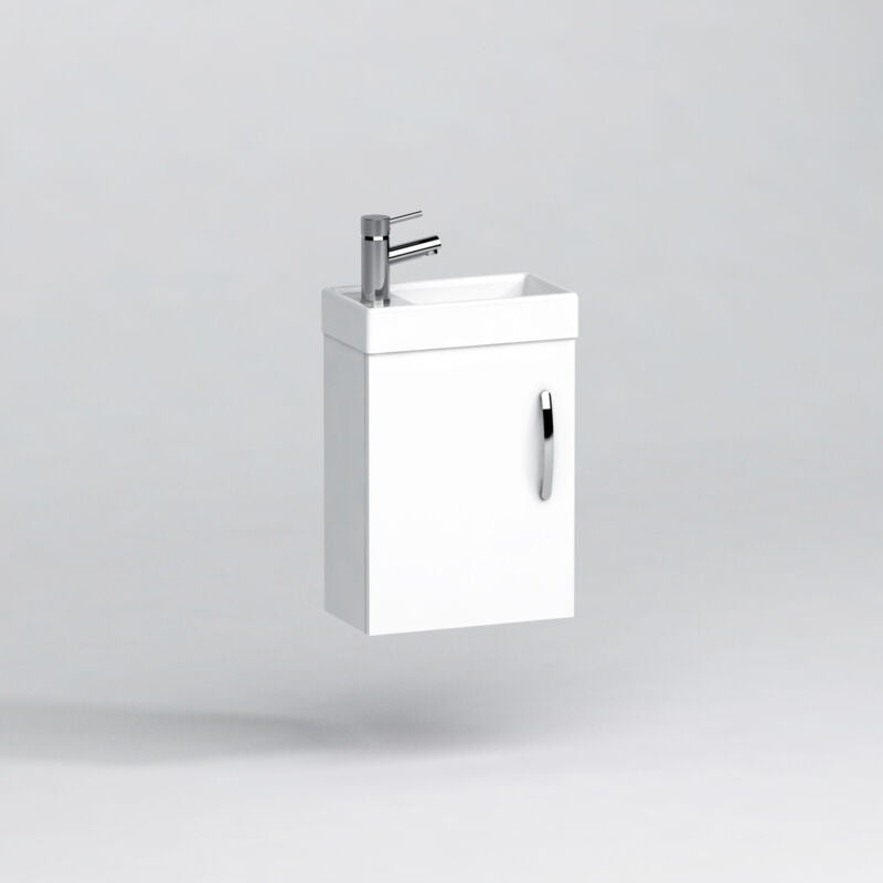 400mm 1 Door Vanity Unit Basin Cabinet Freestanding
