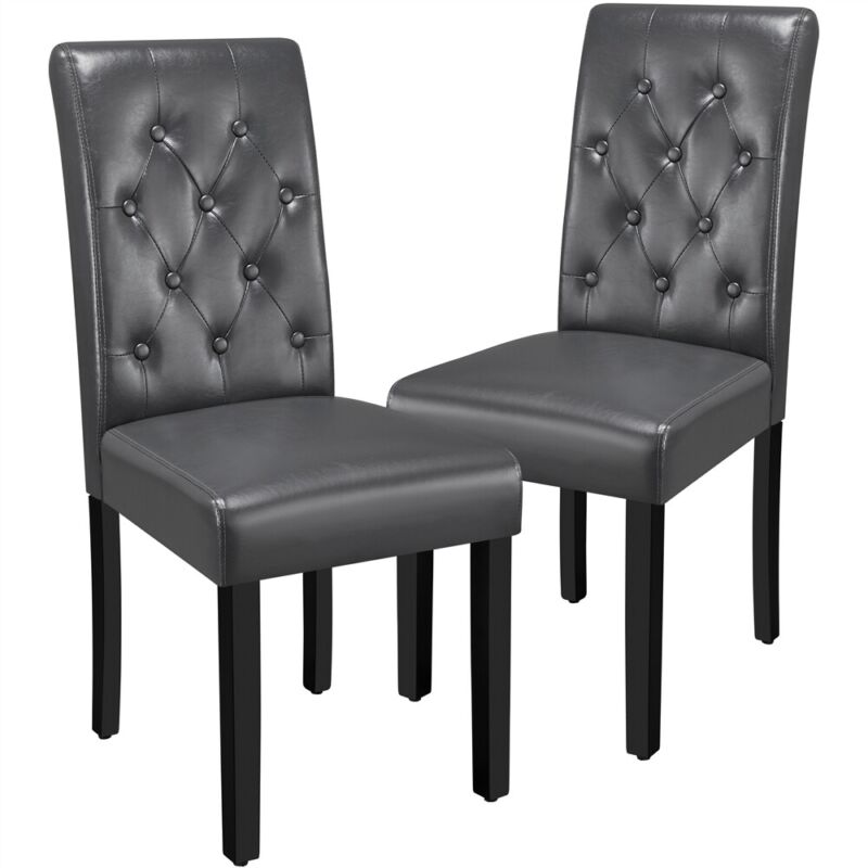 Dining Room Chairs Set of 2/4/6 Faux Leather