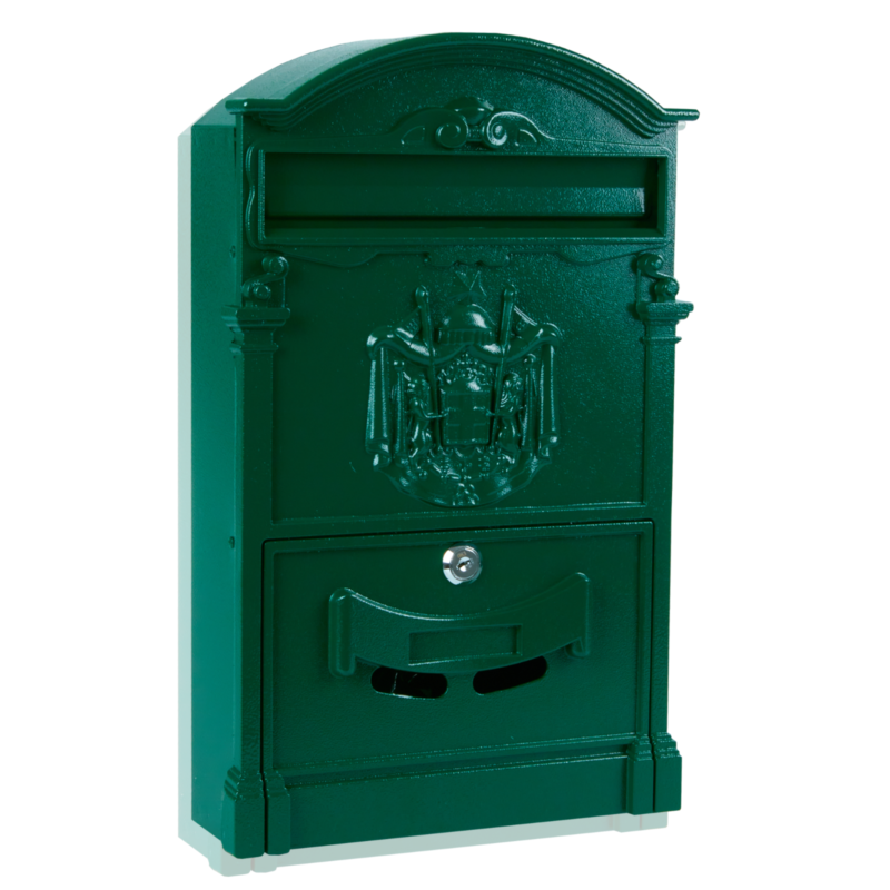 Vintage lockable letter mail box