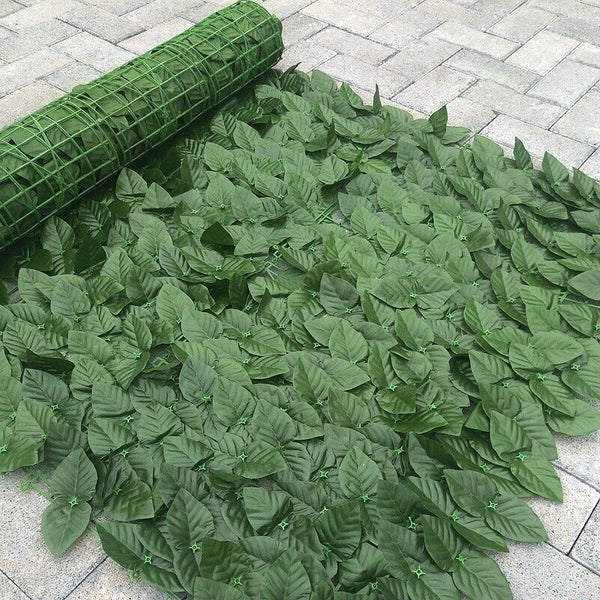 3M Artificial Hedge Ivy Leaf Garden Fence Roll