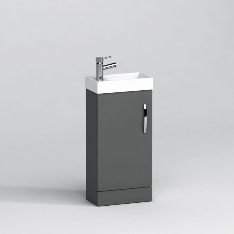 400mm 1 Door Vanity Unit Basin Cabinet Freestanding