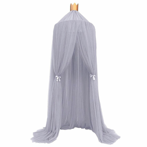Kids Girls Bed Canopy Mosquito Net Tulle Yarn Round - Cints and Home