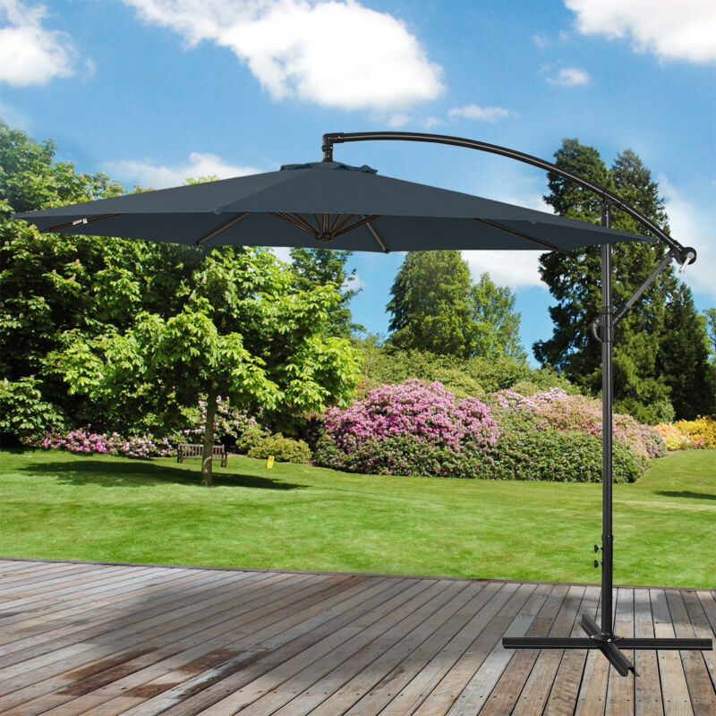 3M Overhanging Parasol Cantilever Garden Sun Shade