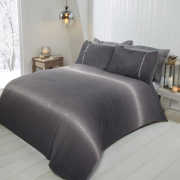 Fleece Ombre Duvet Covers Bedding Sets