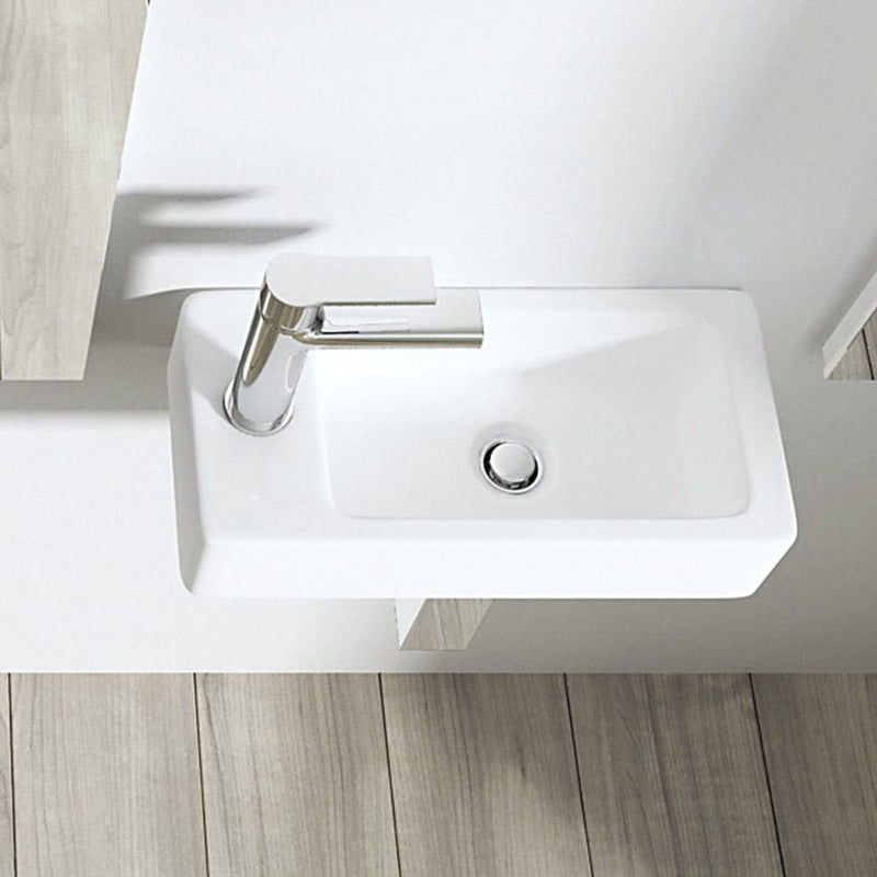 Small Compact Bathroom Cloakroom Hand Wash Basin Sink - Cints and Home