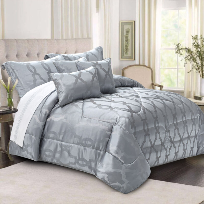 Luxury Bed Throw 3 Piece Quilted Bedspread