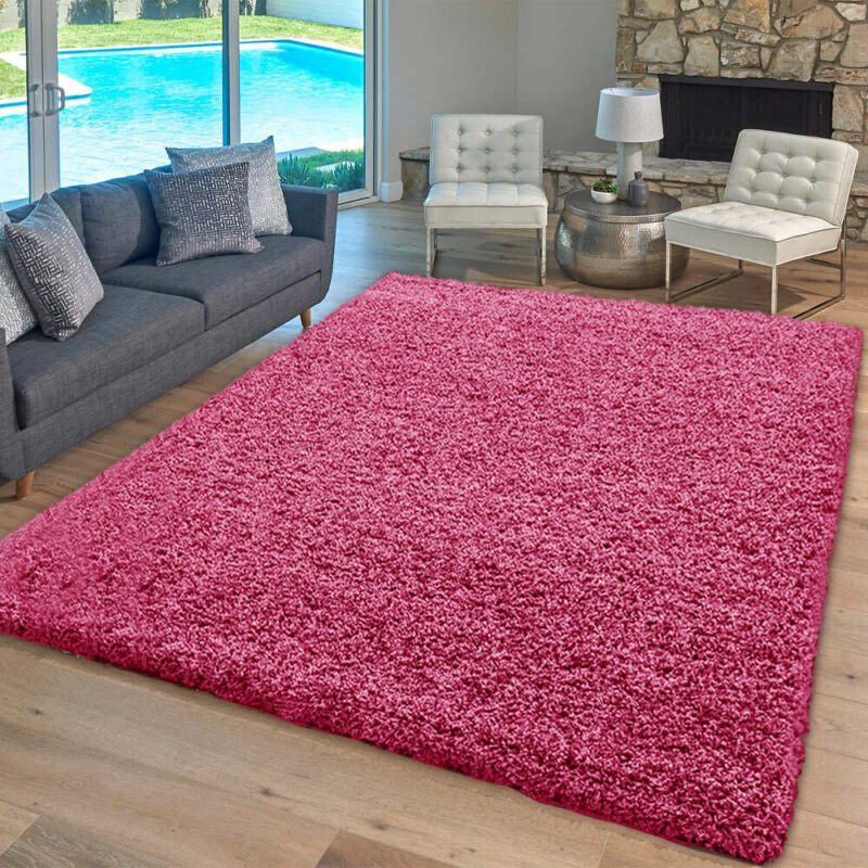 Thick Large Shaggy Rugs Non Slip Hallway Runner