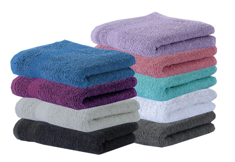 Multi-Pack 100%Egyptian Cotton Face Towels Flannel