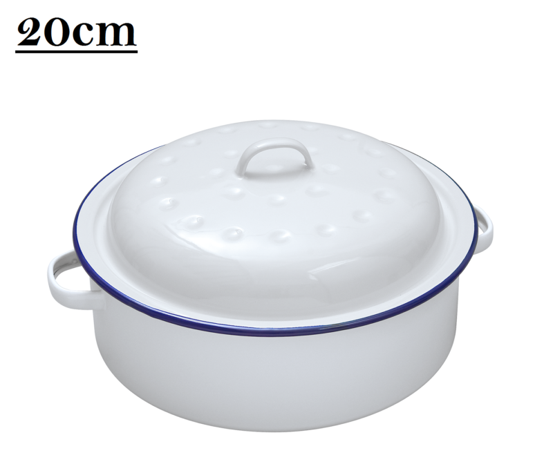 Oval Enamel Roaster Dish Oven Tray Casserole