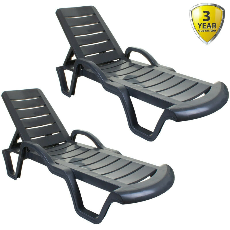 Sun Lounger - Grey - Cints and Home
