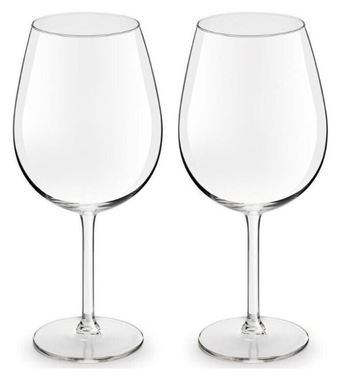 Large Crystal Red Wine glasses 730ml Set of 2 or Box of 6