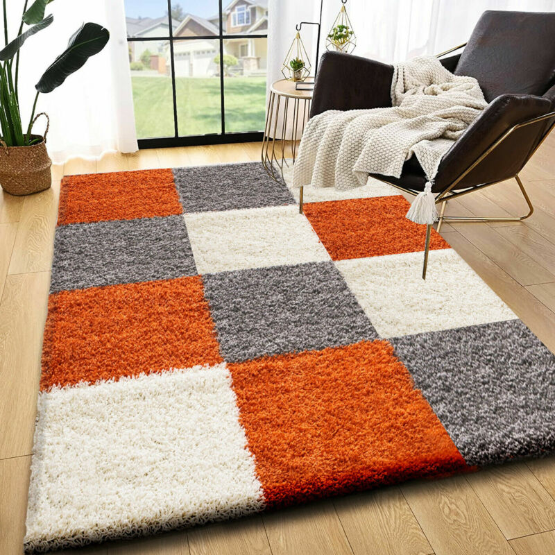 Thick Large Shaggy Rugs Non Slip Hallway Runner