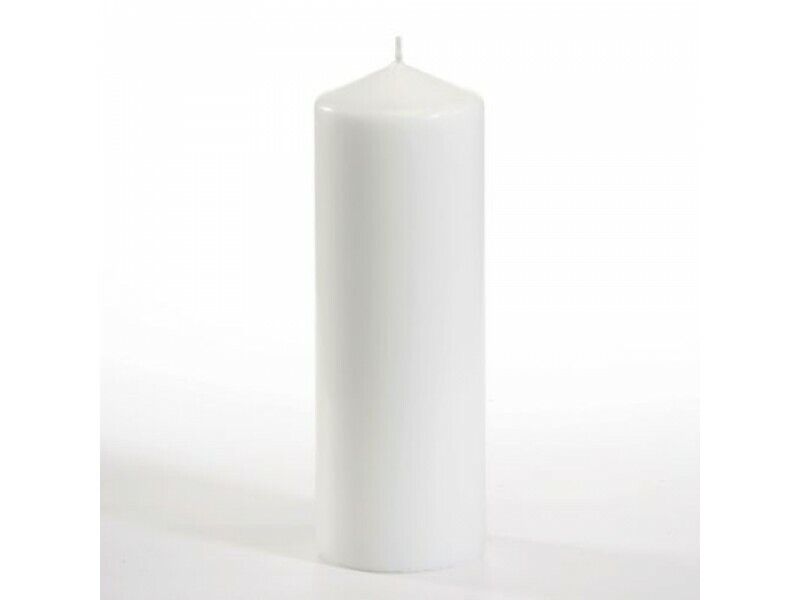 Pillar candles unscented small to large size church