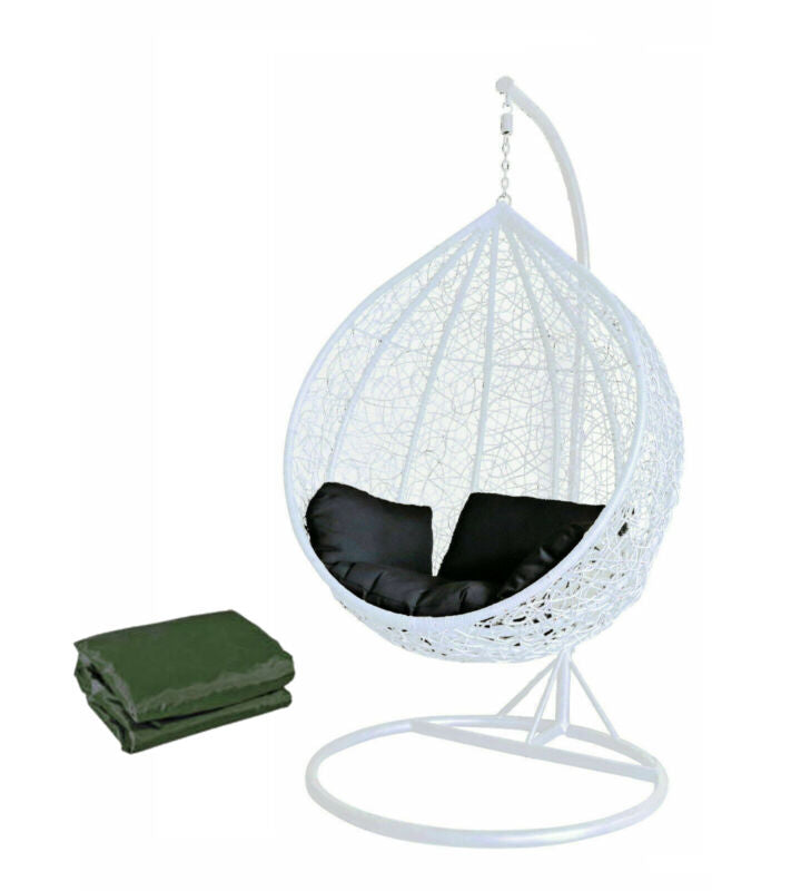 Rattan Egg Chair Swing Outdoor Garden Patio Hanging