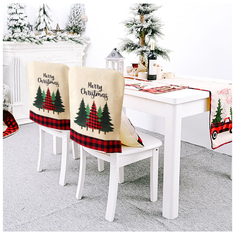 Christmas Table Runners and Chair Back Covers